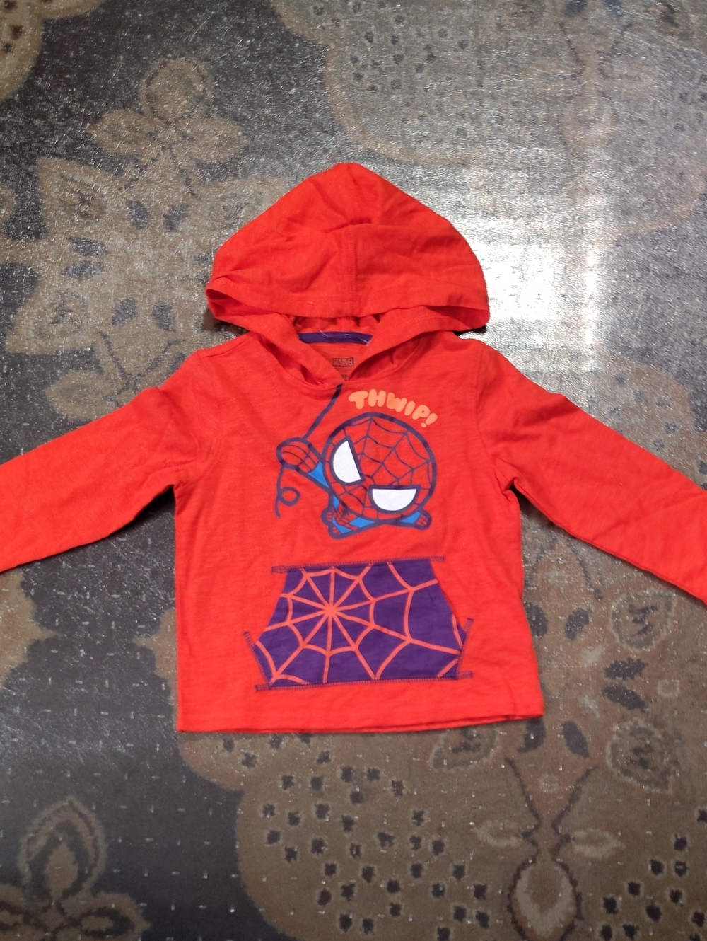 Nwot 2t Spiderman Hoodie Shirt $25
